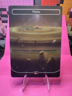 Plains (491) (Borderless) (Galaxy Foil) Unfinity Foil - Image 1