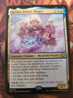 MTG EDH Custom Commander Deck: Genku, Future Shaper - UW Blink - Image 1