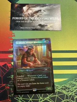 La abuela, Siempre generosa Foil Tireless Provisioner Secret Lair Nuestra Magia - Image 1