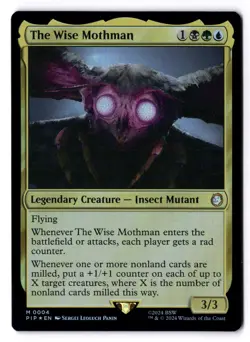 The Wise Mothman NM* FOIL Universes Beyond Fallout ENGLISH 0004 mtg -UnltdCards - Image 1