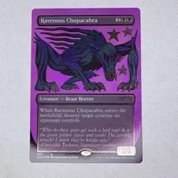 SLD Ravenous Chupacabra (305) (Foil Etched) Secret Lair Drop Foil MTG NM - Image 1