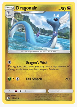 Dragonair (95/149) Pokemon Sun and Moon Base Set PLAYSET (x4) - Image 1