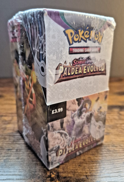 Pokemon TCG Paldea Evolved Half Booster Box 18 pack Sealed US SELLER 172015 - Image 1