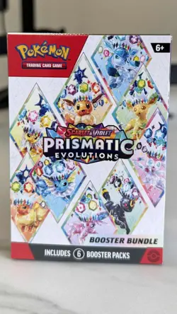 Pokemon TCG Prismatic Evolutions Booster Bundle Scarlet and Violet New Sealed - Image 1