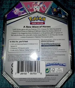 Pokemon TCG: V Heroes Tin - Umbreon (CASE FRESH, 100% UNOPENED GUARANTEED)🔥🔥 - Image 4