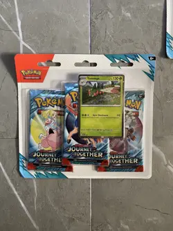 Pokemon Journey Together 3 Pack Blister (Yanmega) Factory Sealed x2 - Image 3