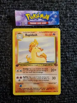 Pokemon TCG | Rapidash 44/64 | Jungle 1st Edition | LP - Image 1