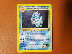 Giovanni's Gyarados Holo Rare Gym Challenge 5/132 WOTC Vintage LP Pokemon TCG - Image 1