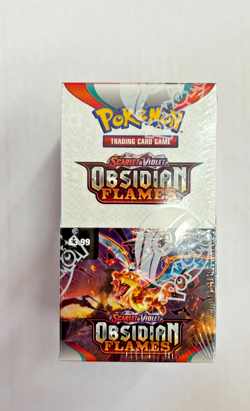 Pokemon Obsidian Flames Booster Box (18 Packs) English Sealed OVP New Charizard - Image 1
