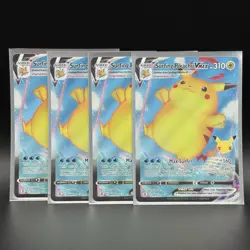Pokemon Celebrations - Surfing Pikachu VMAX - 009/025 - 25th Anniversary Set - Image 1