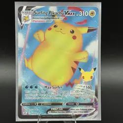 Pokemon Celebrations - Surfing Pikachu VMAX - 009/025 - 25th Anniversary Set - Image 2