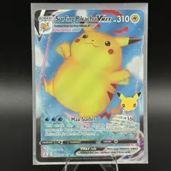 Pokemon Celebrations - Surfing Pikachu VMAX - 009/025 - 25th Anniversary Set - Image 4