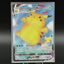Pokemon Celebrations - Surfing Pikachu VMAX - 009/025 - 25th Anniversary Set - Image 5