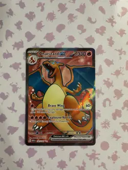 Pokemon TCG Charizard ex 183/165 Sv: Scarlet & Violet 151 English Full ART NM/M - Image 1