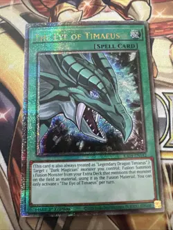 The Eye of Timaeus * RA04-EN192 Quarter Century Secret Rare NM 1st Ed Yugioh - Image 1