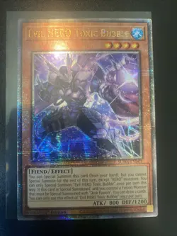Evil Hero Toxic Bubble SUDA 1st Ed NM Yugioh Tcg Quarter Century - Image 1