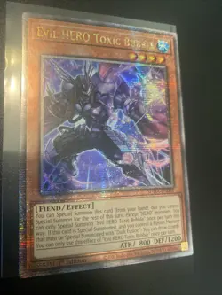 Evil Hero Toxic Bubble SUDA 1st Ed NM Yugioh Tcg Quarter Century - Image 2