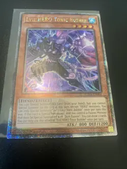 Evil Hero Toxic Bubble SUDA 1st Ed NM Yugioh Tcg Quarter Century - Image 4