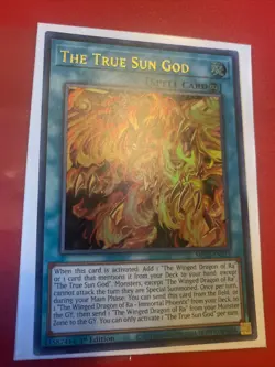NM Yugioh MP22-EN275 The True Sun God ULTRA RARE 1ST EDITION - Image 2