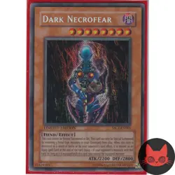 Yugioh Dark Necrofear MC1-EN005 Secret Rare MP - Image 1