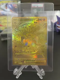 Mega Lucario EX 188/132 Hyper Rare Gold Card Mega Evolutions Pokemon Pack Fresh - Image 1