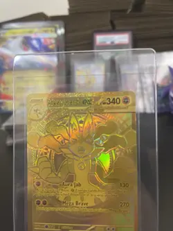 Mega Lucario EX 188/132 Hyper Rare Gold Card Mega Evolutions Pokemon Pack Fresh - Image 3
