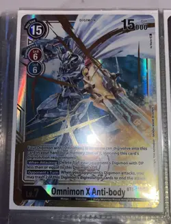 Omnimon X Anti-body BT5-111 SEC FOIL M/NM Digimon Card Game - Image 1