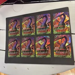 (8) Lorcana Maleficent Monstrous Dragon Championship Foil Alt Card ALL UNPLAYED - Image 3