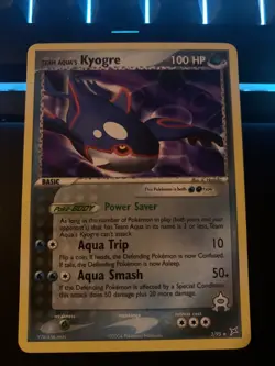 Team Aqua's Kyogre 3/95 Rare Magma vs Aqua Pokemon Card Non Holo - Image 1