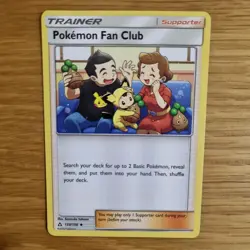 POKEMON FAN CLUB 133/156 POKEMON CARD (ULTRA PRISM SET) - Image 1