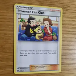 POKEMON FAN CLUB 133/156 POKEMON CARD (ULTRA PRISM SET) - Image 3