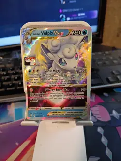 Alolan Vulpix Vstar Pokemon Prize Series 3 Pack Promo Pokemon Card NM/LP Stamp - Image 1