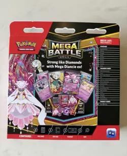 Lot of 5 Mega Battle Deck Mega Diancie EX Pokemon TCG Card Evolution Promo Star - Image 3