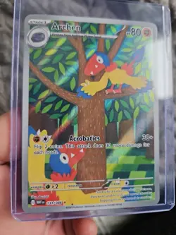 Pokemon TCG Archen Illustration White Flare Card 131/086 PACK FRESH HOLO - Image 1