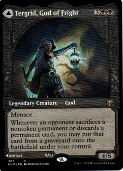 MTG: Kaldheim: Showcase Tergrid, God of Fright: Lightly Played Condition - Image 1