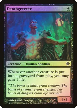 Shards of Alara MTG Foil Deathgreeter Magic - Image 1