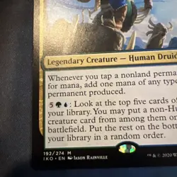 MTG Kinnan, Bonder Prodigy Ikoria: Lair of Behemoths Regular 192/274 (2020) - Image 3