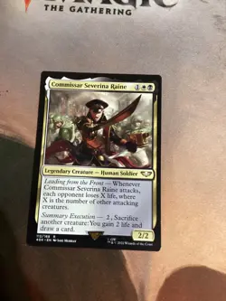 Commissar Severina Raine Universes Beyond Warhammer 40k MTG NM - Image 1
