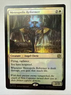 Metropolis Reformer Foil - March Of The Machine: The Aftermath MTG - Image 1