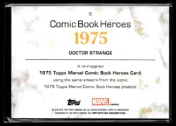 2025 1975 Topps Marvel Comics Doctor Strange Heroes #6 - Image 2