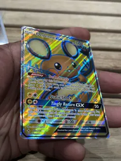 Dedenne GX Full Art 195/214 SM Unbroken Bonds Pokemon TCG NM near mint holo rare - Image 4
