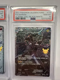 Reshiram #113/114 & Zekrom #114/114 - Sequential PSA 10s Pokemon Celebrations 🔥 - Image 3