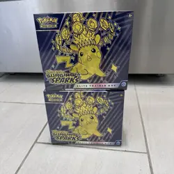 Lot of 2x Pokemon TCG Surging Sparks ETB - New, Factory Sealed ✅ - Image 1