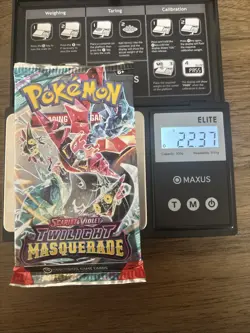 (VERY HEAVY) 22.37g Pokemon TCG Twilight Masquerade Booster Pack (SEALED)✅ - Image 1