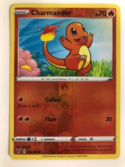 Charmander - 023/185 - Reverse Holo - Vivid Voltage - Pokemon TCG - NM - Image 1