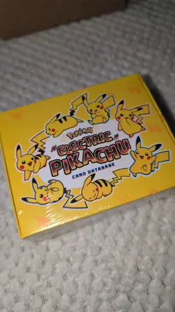 Pokemon Electric PIKACHU Database Box - Complete Set! Sealed Box - Image 1