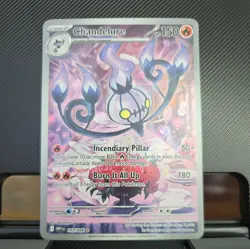 Chandelure 103/086 - White Flare - Illustration Rare Holo - Pokemon TCG - NM - Image 1
