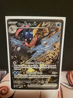 Greninja EX SVP 132 Pokemon TCG Promo - Full Art Holo Near Mint NM - Image 1
