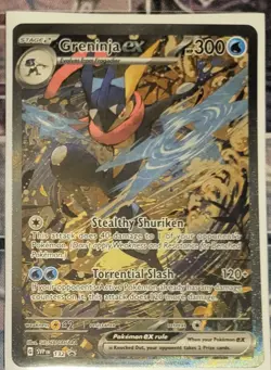 Greninja EX SVP 132 Pokemon TCG Promo - Full Art Holo Near Mint NM - Image 3