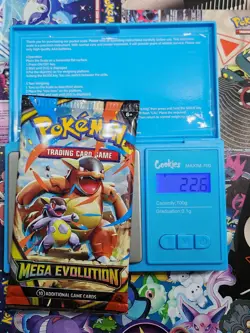 (VERY HEAVY!!🔥) 22.6g SIRUU Pokemon TCG Mega Evolution Booster Pack (SEALED)✅ - Image 1